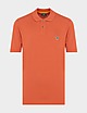 Orange PS Paul Smith Basic Zebra Polo Shirt