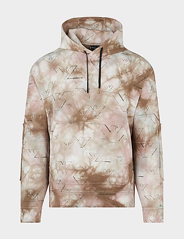 Emporio Armani All Over Tie Dye Hoodie