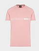 Pink BOSS Dolphin Linear T-Shirt