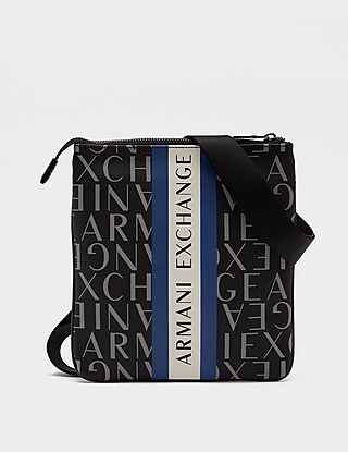 Armani Exchange All Over Logo Crossbody Bag