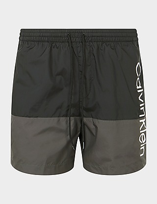 Calvin Klein Swim Colour Block Side Logo Swim Shorts