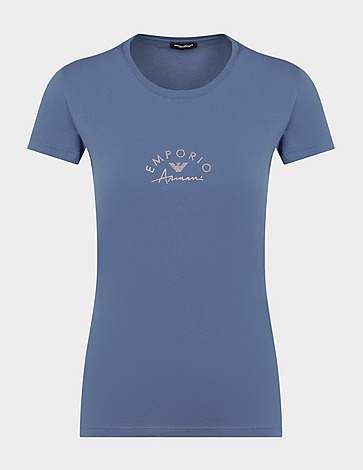 Emporio Armani Loungewear Embellished Basic T-Shirt