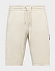 White Calvin Klein Jeans Monogram Waffle Shorts
