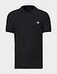 Black Fred Perry Broken Tipped T-Shirt