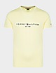 Yellow Tommy Hilfiger Embroidered Logo T-Shirt