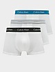White Calvin Klein Underwear 3 Pack Low Rise Trunks