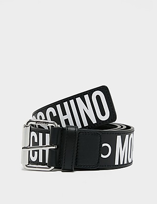 Moschino Print Logo Belt