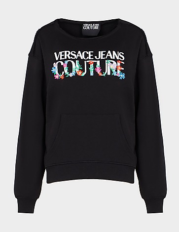 Versace Jeans Couture Floral Logo Sweatshirt