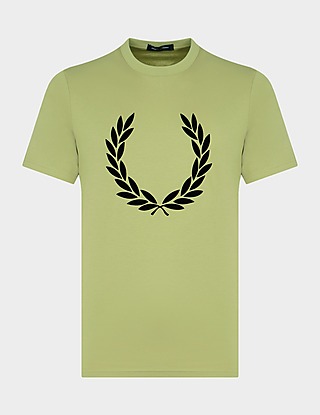 Fred Perry Flock Wreath T-Shirt