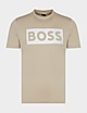 Brown BOSS UV Logo T-Shirt