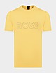 Yellow BOSS Rubber Logo T-Shirt