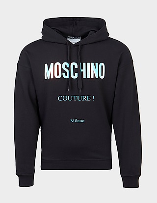 Moschino Large Holographic Logo Hoodie