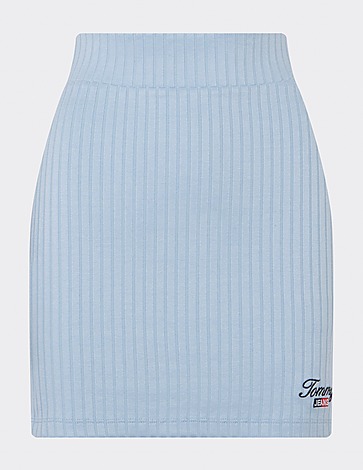 Tommy Jeans Script Ribbed Skirt
