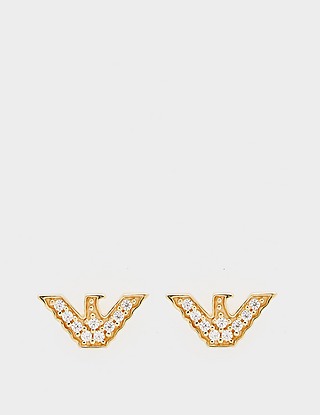 Emporio Armani Logo Diamante Earrings
