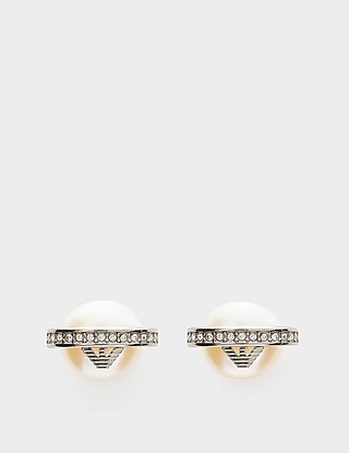 Emporio Armani Pearl Stud Earrings
