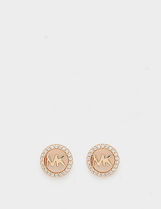 Michael Kors Logo Thin Earrings