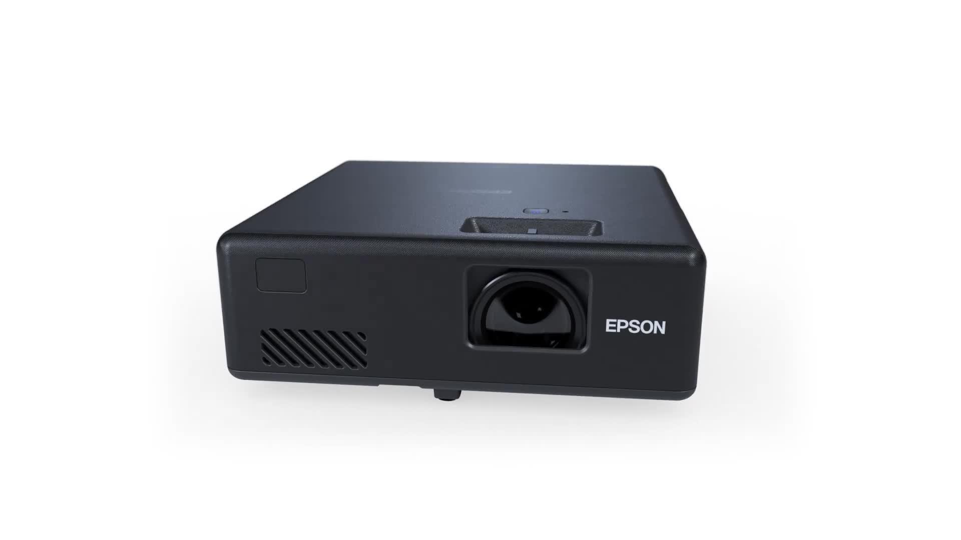 EF-11 Mini Laser Projector, 1,000 Lumens, Up To 150 Inch Display 