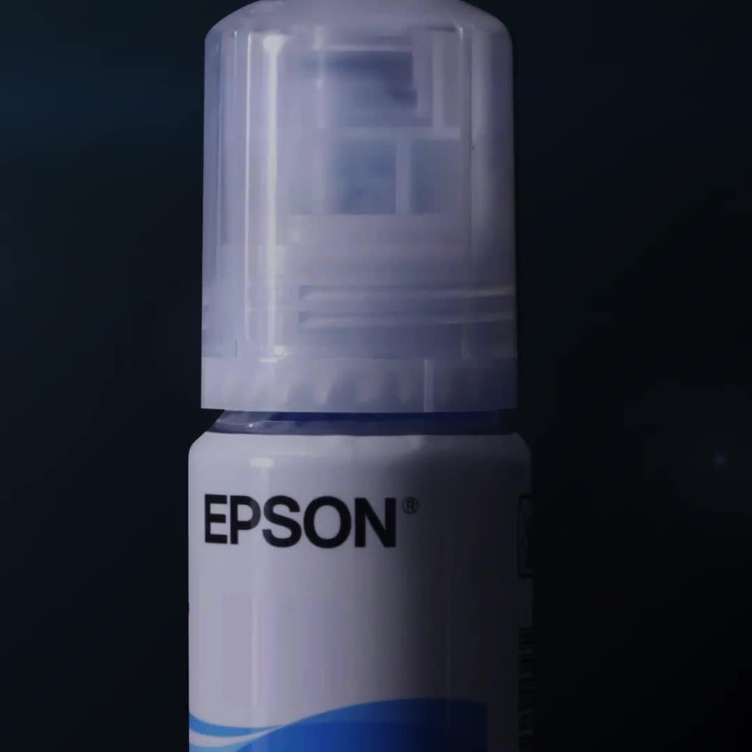 EPSON 104 Cyan - Bouteille d'encre générique équivalent Epson C13T00P240 /  T104 - k2print