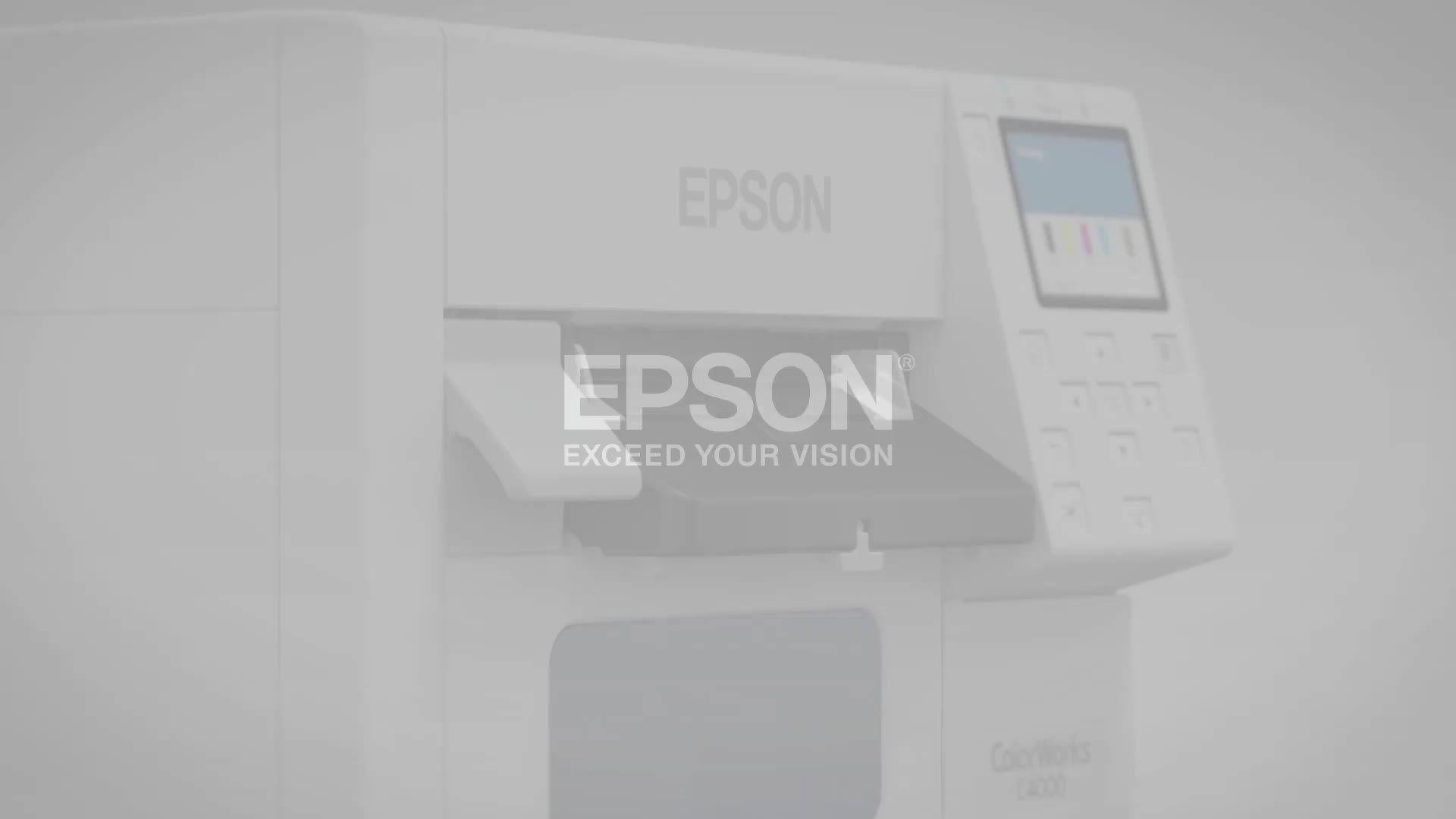 Imprimante d'étiquettes couleur Epson CW-C4000e mat