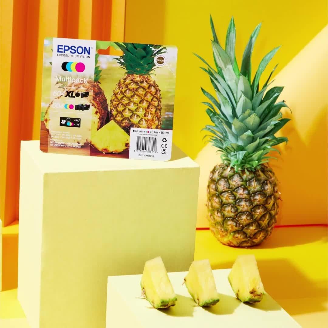 Cartouche Epson 604 - 4 couleurs - Série Ananas