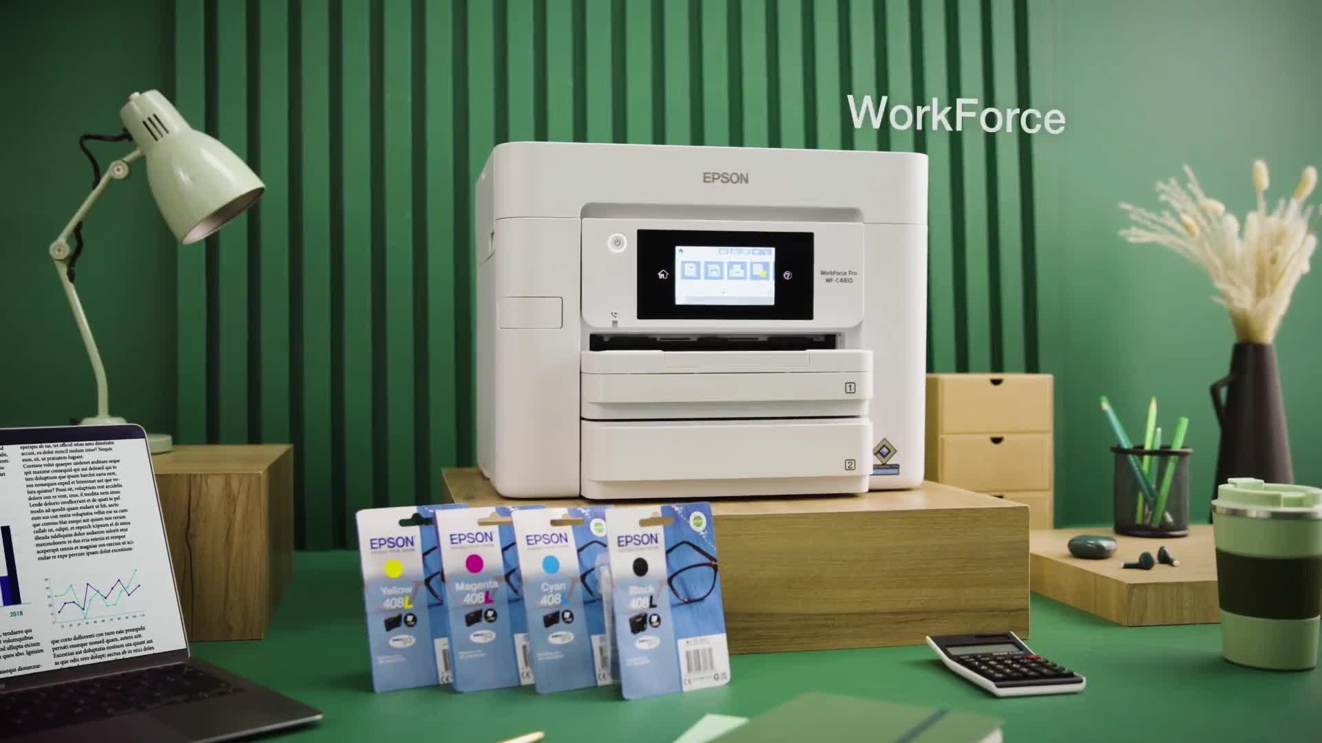 WorkForce Pro WF-C4810DTWF Printer | MicroBusiness | Imprimante cu