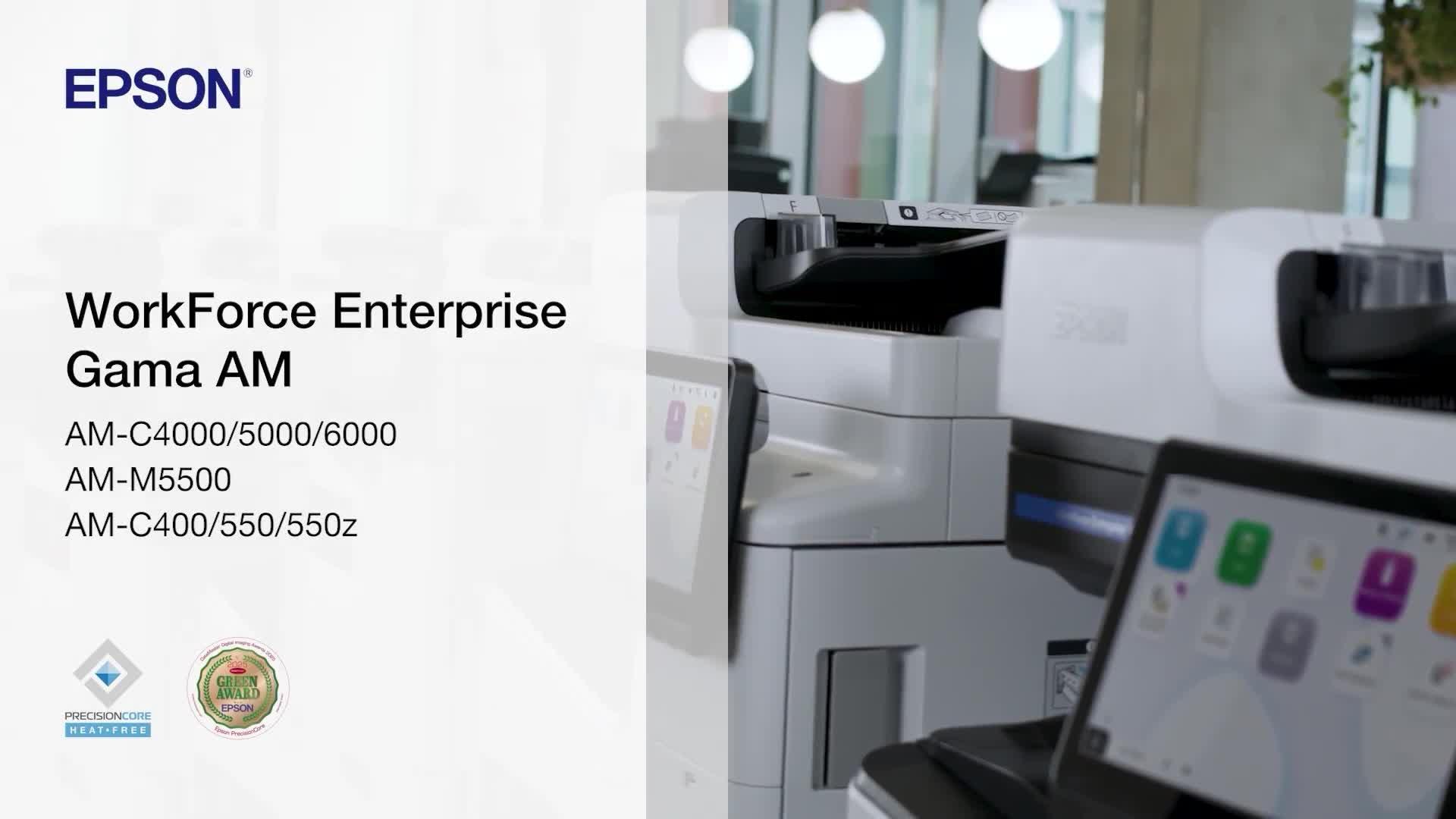 Multifuncțional color A4 WorkForce Enterprise AM-C550z cu unitate