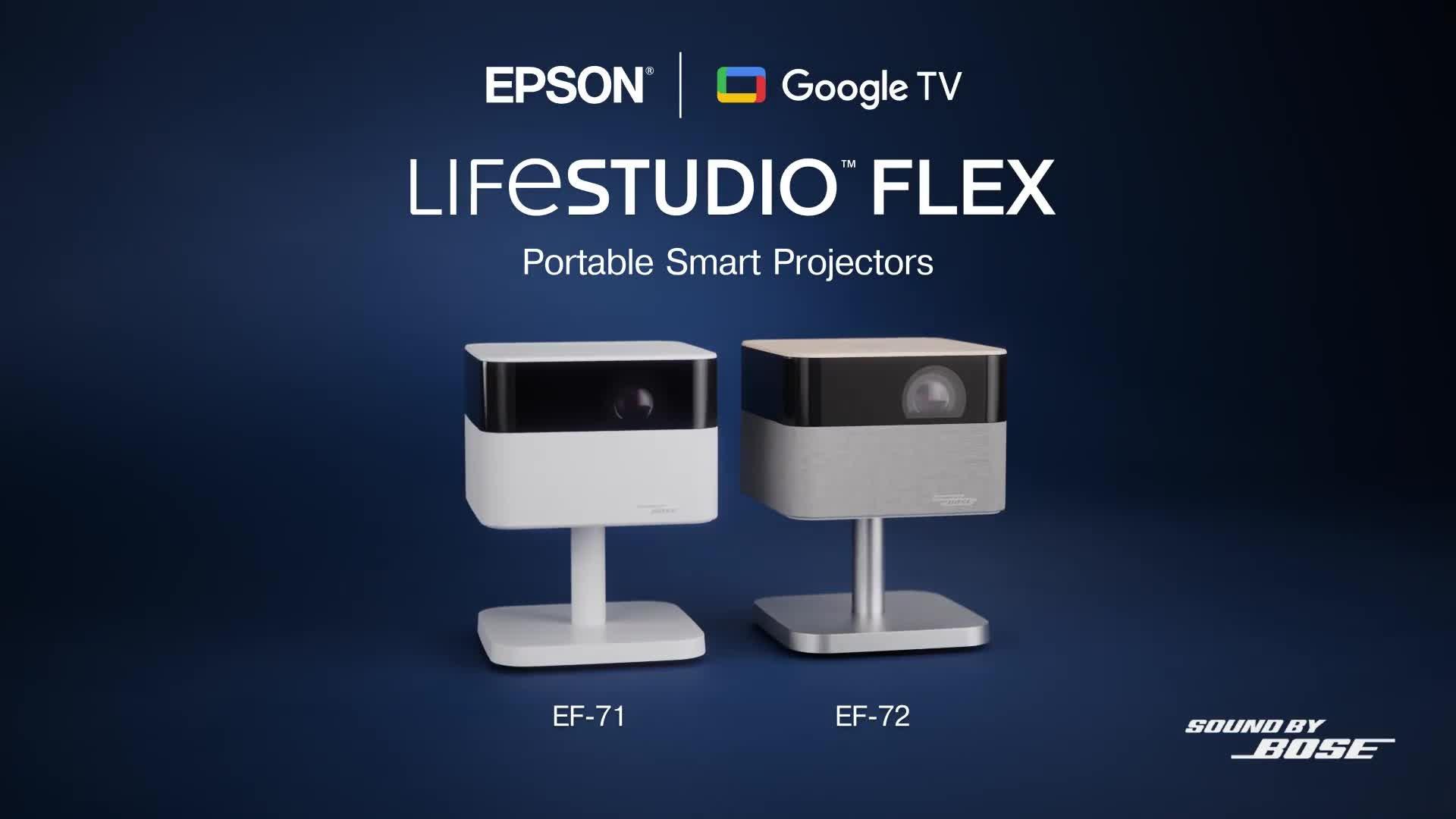 Epson Lifestudio Flex EF-71 Diamond White, Portable Smart