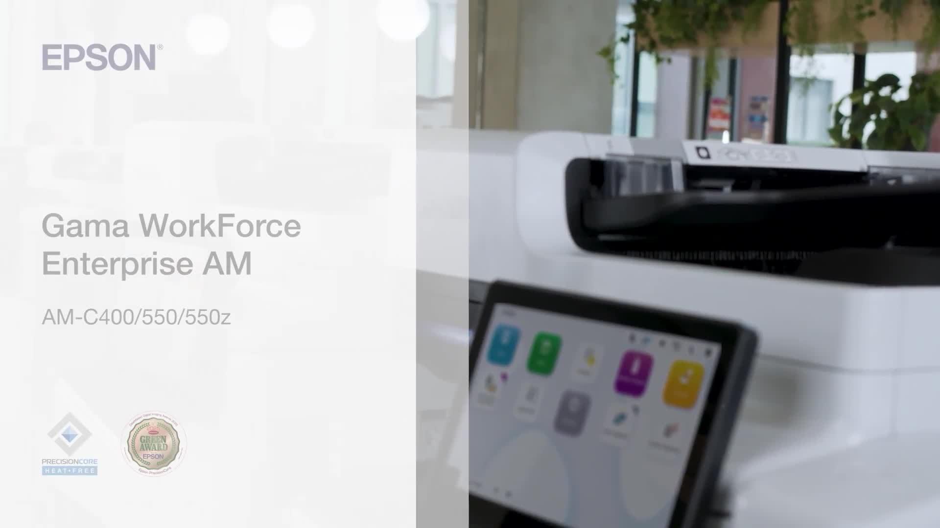 Multifuncțional color A4 WorkForce Enterprise AM-C550z cu unitate