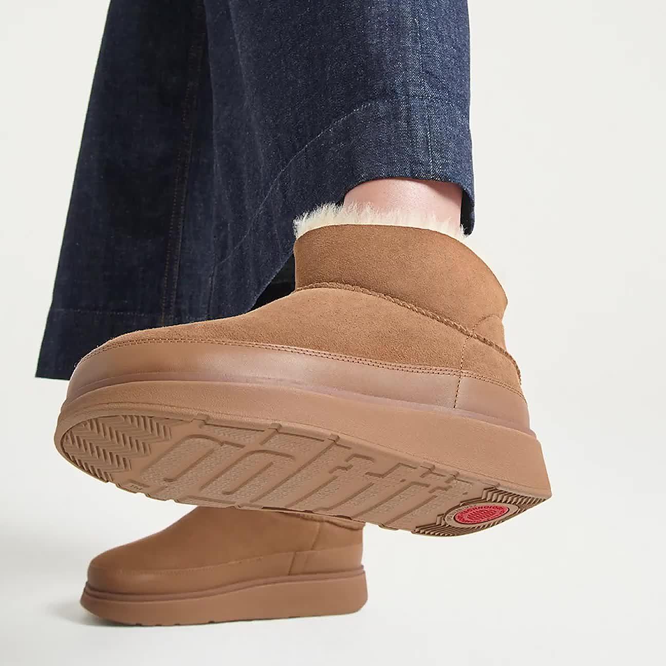 Women's Gen-Ff Ultra-Mini Shearling Ankle Boots | Fitflop UK