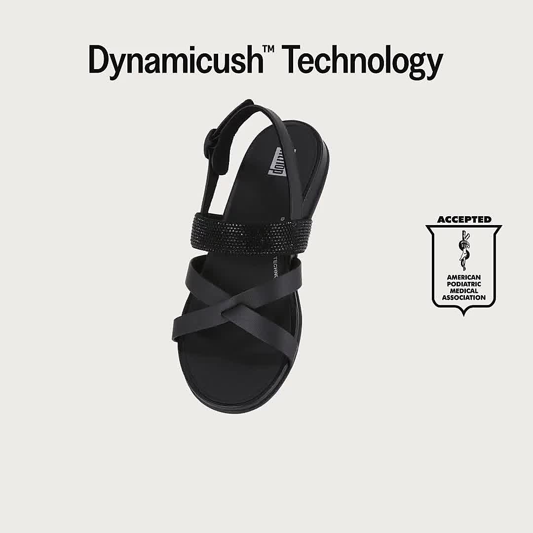 Women's Gracie Leather-Microfibre Back-Strap-Sandals