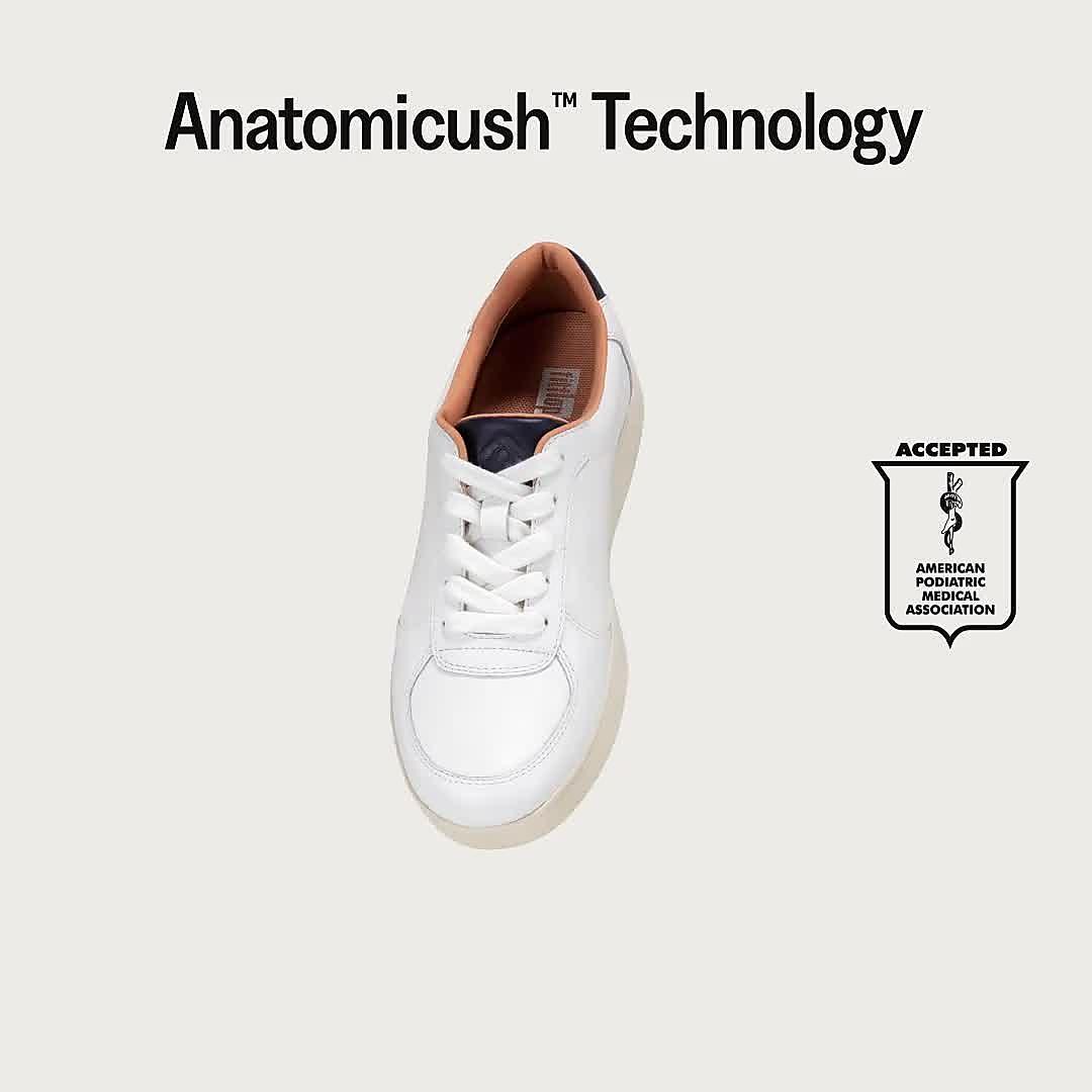 【FITFLOP】RALLY LEATHER SNEAKERS RALLY-LEATHER-HIGH-TOP-