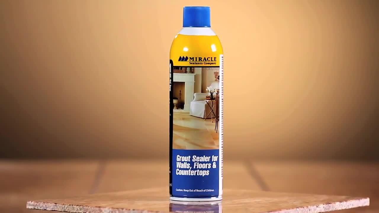 Miracle Sealants 6-fl oz Clear Grout Sealer in the Indoor Floor Sealers  department at