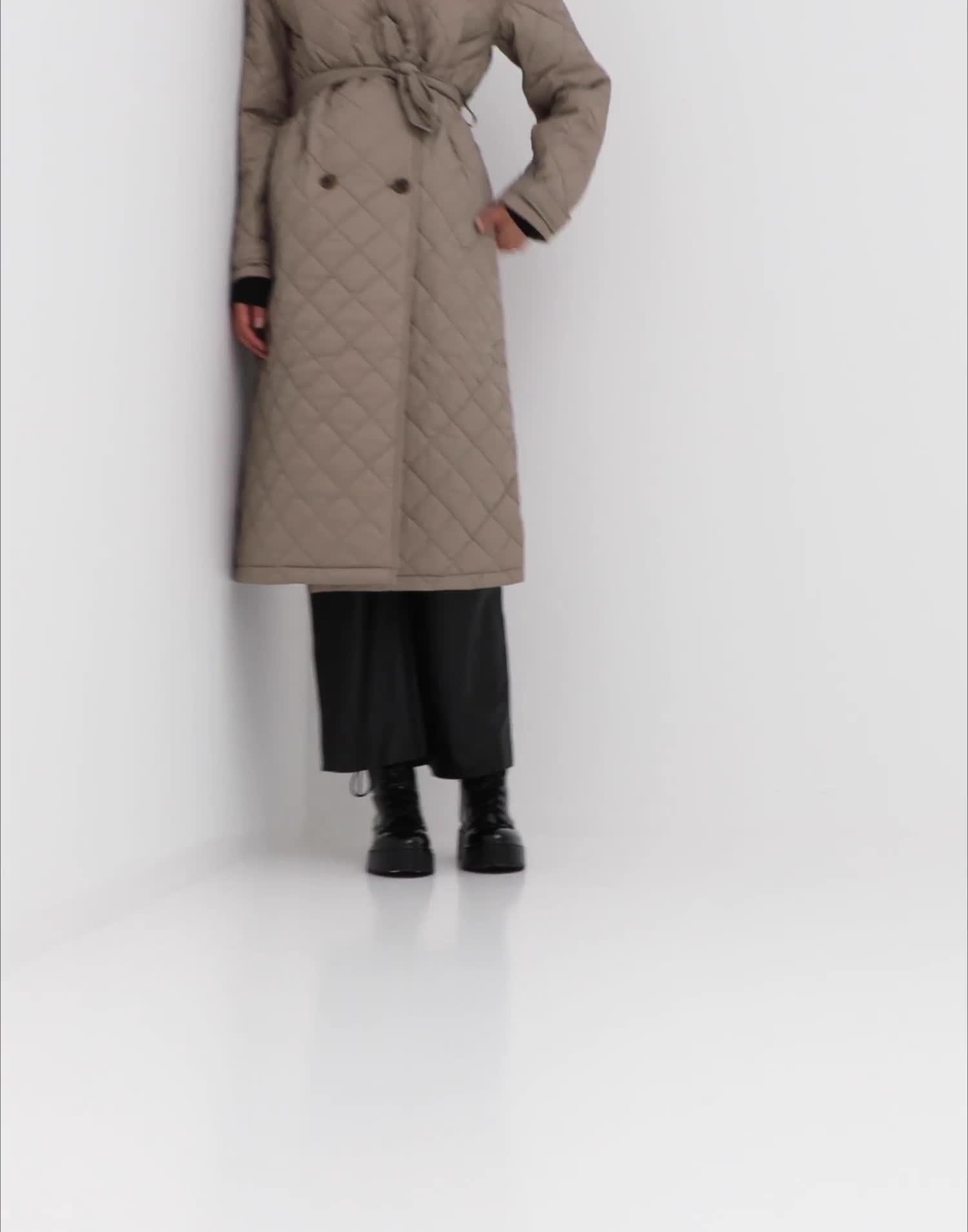 Quilted Coat Coats Beige Nly Trend Nelly Com