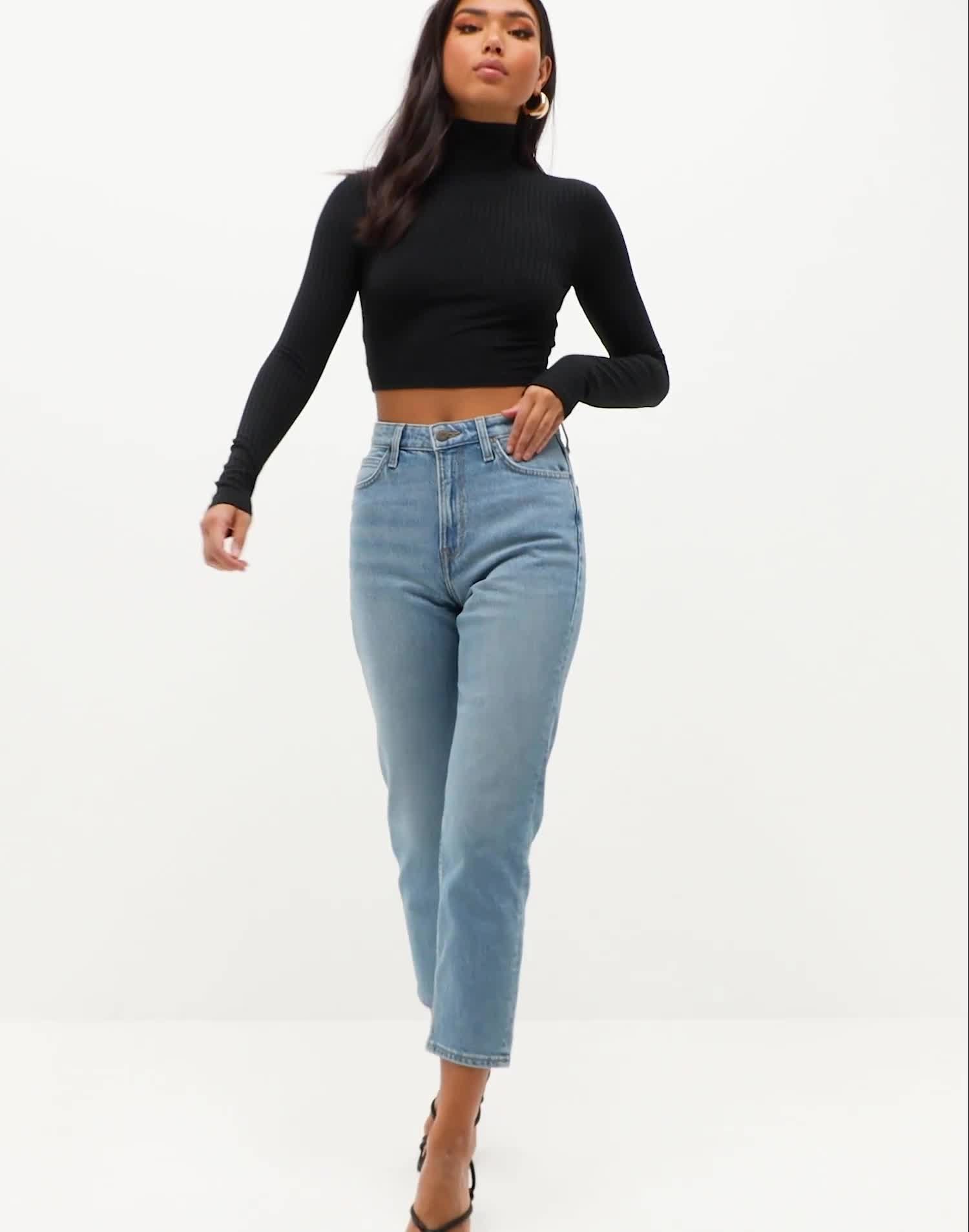 lee carol straight leg jeans