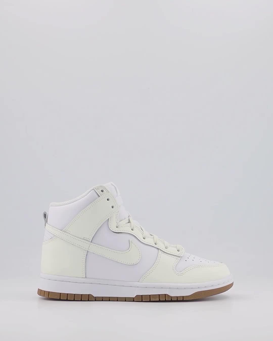 dunk high all white