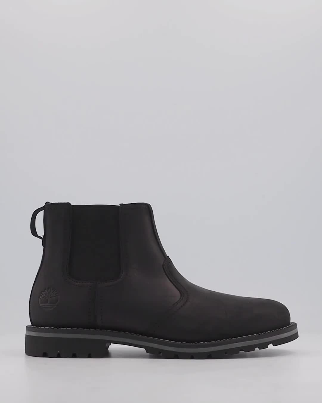 Majestætisk pude forvrængning Timberland Larchmont Chelsea Boots Black - Men's Boots