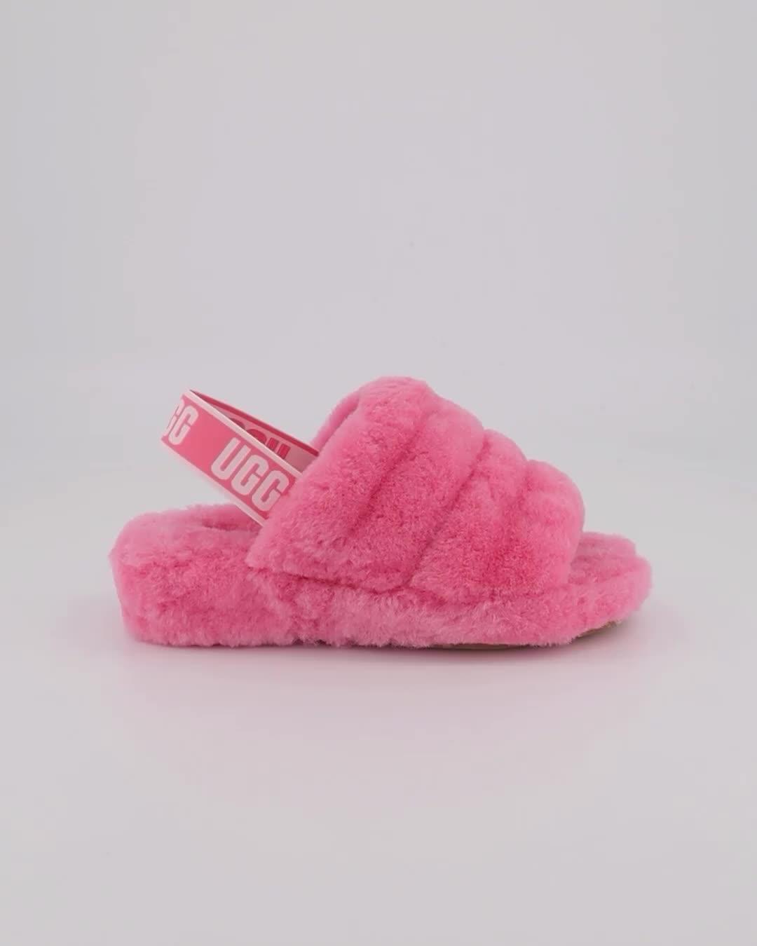 Ugg fluff yeah slide hot pink hot sale