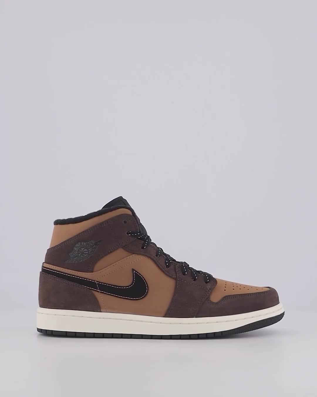 Nike Air Jordan 1 selling Mid Size 10C Dark Chocolate Mocha Sneakers