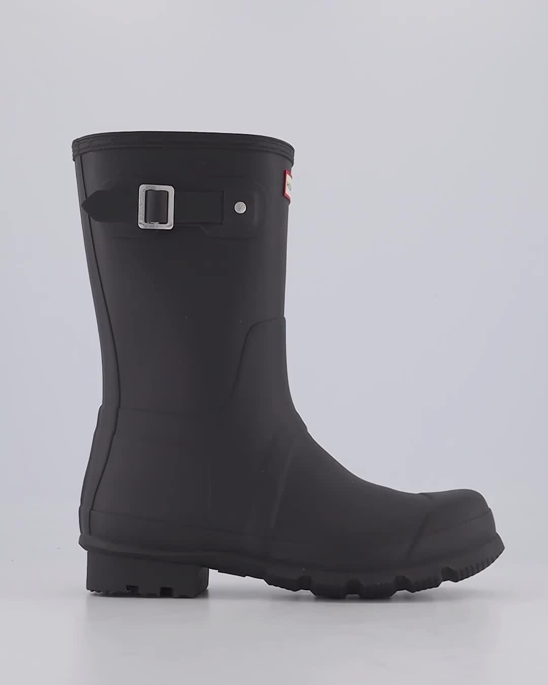 Mens hunter wellies on sale short