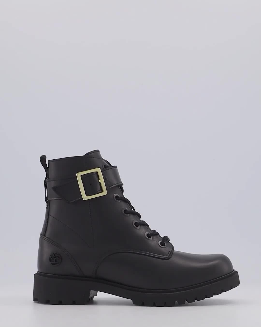 Timberland Strap Buckle Boots Black Women s Ankle Boots