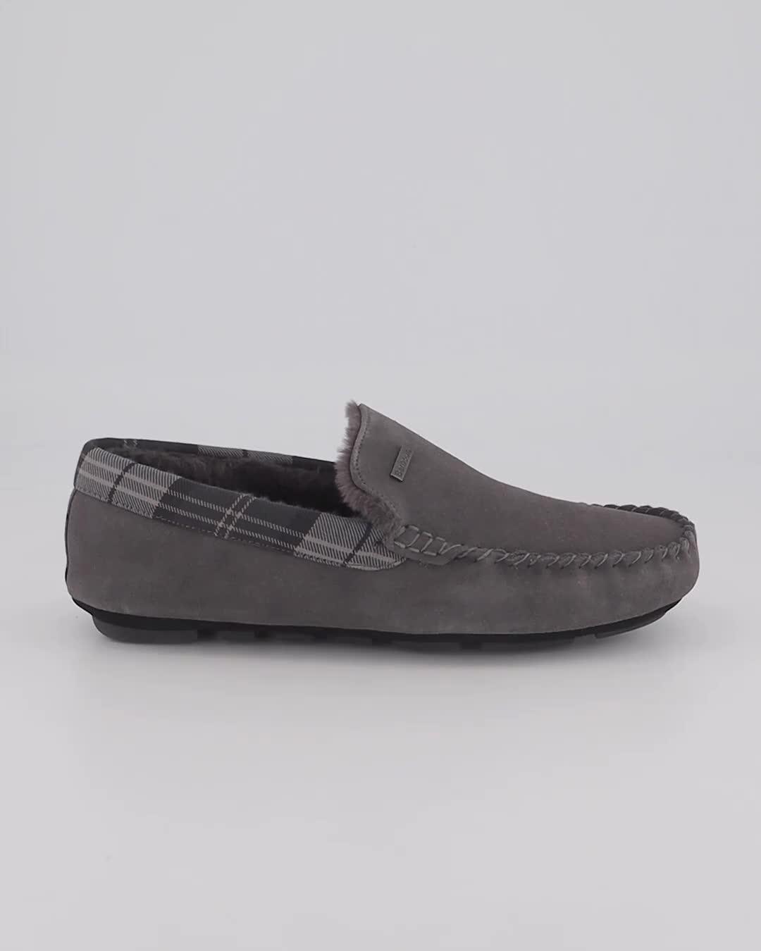 Barbour slippers cheap mens Silver