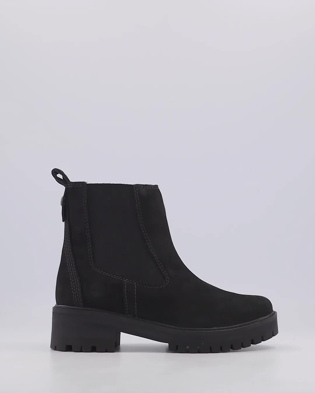 Black suede shop timberland